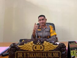 Ucapan Terima Kasih Masyarakat Tolikara kepada Kapolres AKBP Dr. Y. Takamully, S.H, M.