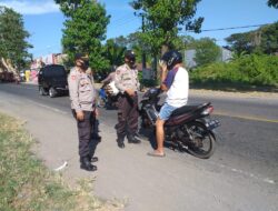 Giat Operasi Yustisi Stationer Polsek ,Pattallassang  Sasar Pengguna Jalan Diponegoro