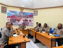 Wakapolres Tolikara Pimpin Rapat Penyusunan Panitia Hari Bhayangkara Ke-75