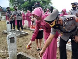 Polres Takalar Gelar Upacara di Taman Makam Pahlawan