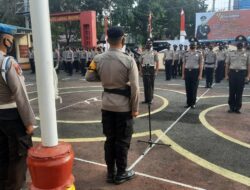 Kapolres Takalar Pimpin Upacara Korps Raport Kenaikan Pangkat 41 Bintara