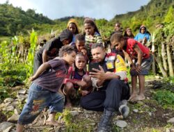 Peduli Pendidikan Anak, Bhabinkamtibmas Berikan Edukasi Kepada Anak-Anak