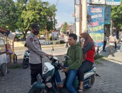 Cegah Penyebaran COVID-19 Anggota Polsek Galut Laksanakan Ops Yustisi