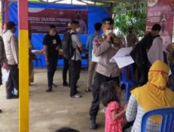 Polsek Polongbangkeng Utara, Polres  Takalar Terus Gencarkan  Gerai Vaksin Presisi Gratis Bagi Warga