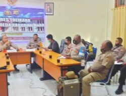 Kapolres Tolikara Pimpin Evaluasi Kinerja Dan Persiapan Dalam Menyambut Peringatan Hari Kemerdekaan RI Yang Ke-76