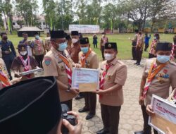 Edminuddin,Ketua DPRD Kerinci Terima Penghargaan Sebagai Tokoh Pramuka dari Kwarda Jambi