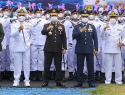 Kapolda Sulsel Hadiri Pelantikan Siswa Dikmaba dan Dikmata TNI AL Angkatan XLI T.A. 2021