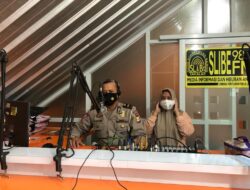 Operasi Patuh 2021 Kanit Dikyasa Sat Lantas Polres Takalar Sosialisasi Melalui Radio