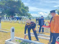 Peringati Hari Pahlawan, Kapolres Takalar Jadi Irup Di Lokasi TMP