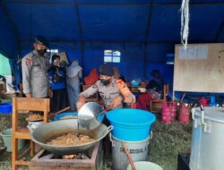 Polri Gelar Operasi Kemanusiaan Aman Nusa II Tanggulangi Erupsi Gunung