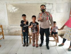 Kapolsek Marbo Polres Takalar Pantau Vaksinasi Anak di SDN Garonggong Desa Panyangkalang