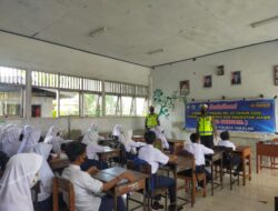 Satlantas Polres Takalar Sosialisasi Tertib Lalu Lintas di SMP Negeri 2 Mappakasunggu