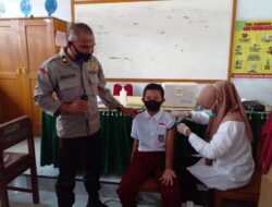 Wakapolsek Pantau Kegiatan Vaksinasi Anak Di SD 138 Inpres Mangngulabbe