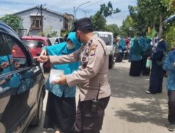 Personel Polsek Polut Terus Gencarkan Operasi Yustisi Demi Pencegahan Penyebaran Virus Covid-19