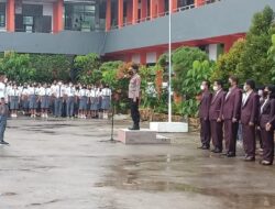 Jadi Irup di Sekolah, Kapolsek Rantepao Berikan Himbauan Kamtibmas Pada Pelajar