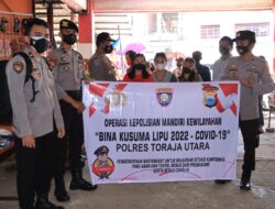 Polres Toraja Utara Gelar Operasi Bina Kusuma Lipu 2022