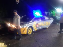 Patroli Blue Light Polsek Galesong Selatan Polres Takalar Antisipasi Tindak Kejahatan Dimalam Hari