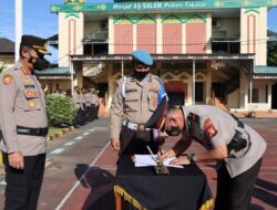 Resmi, Dua Pejabat Lingkungan Polres Takalar Berganti