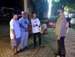 Patroli Blue Light Polsek Pattallassang dan Edukasi Taat Prokes