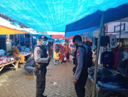 Operasi Yustisi di Pasar, Puluhan Warga Terjaring Tidak Gunakan Masker