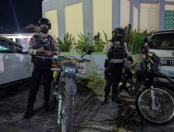 Regu Patmor Sat Samapta Polres Takalar Lakukan Patroli dan PAM Sholat Tarawi