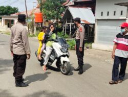 Operasi Yustisi Polsek Marbo Jaring 10 Warga Tak Taat Prokes