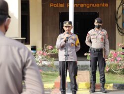 Pimpin Apel Pagi, Wakapolres Sampaikan Situasi Kamtibmas