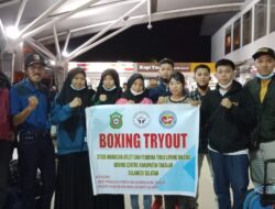 6 Atlet Lipang Bajeng Boxing Adakan Uji Tanding Ke Bali
