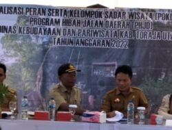 Disbudpar Torut Adakan Sosialisasi Pokdarwis , Setda Torut : Kita Harus Berkoloborasi Mengambil Peran