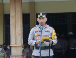 Kapolres Toraja Utara Pimpin Apel Gelar Pasukan OPS Patuh 2022