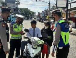 Polres Torut : Total 89 Pelanggar Tercatat Hingga Hari Kelima Operasi Patuh 2022