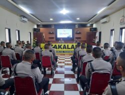 Kapolres Takalar Berikan Arahan dan Pembekalan kepada Siswa Diktuk Bintara Polri TA 2022