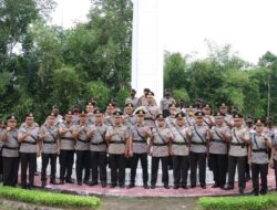 Polres Torut Gelar Ziarah Rombongan, Jelang Hari Bhayangkara Ke. 76 