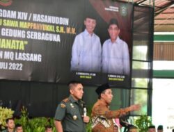 Wabup Dampingi Pangdam XIV/Hasanuddin Dalam Kunjungannya di Wilayah Takalar