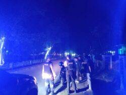 Patroli Blue Light Satuan Samapta Polres Takalar Cegah Aksi Kejahatan di Malam Hari