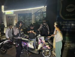 Upaya Preventif, Personil Samapta Polres Takalar Laksanakan Patroli Malam