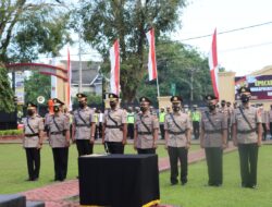 Polres Maros giat Upacara Sertijab 4 Pejabat Baru