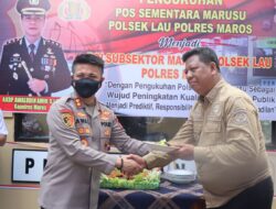 Polres Maros Gelar Pengukuhan Polsubsektor Marusu