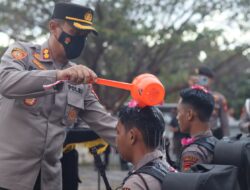 Kapolres Takalar Pimpin Upacara Pembukaan dan Penutupan Tradisi Pembaretan 17 Bintara Remaja