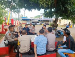 Bangun Komunikasi dan Silaturahmi, Kapolsek Polsel Coffe Morning Dengan Anggota