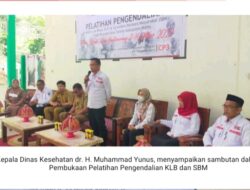 PMI Maros Latih Relawan Desa untuk Penanggulangan KLB & SBM Bersama PMI Pusat