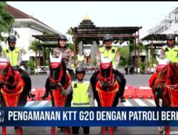 Pengamanan KTT G20, Polri Terjunkan Patroli Berkuda