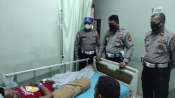 Kasat Lantas Polres Takalar Jenguk Anggotanya Yang Sedang Sakit