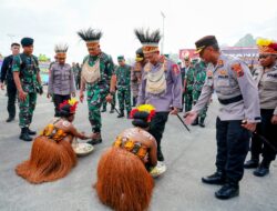 Panglima TNI dan Kepala Staf Resmikan Polda Papua Baru, Kapolri: Wujud Sinergitas Makin Kokoh