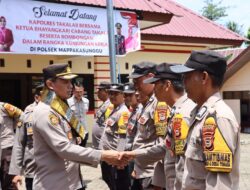 Kunjungan Kerja Kapolres Takalar di Polsek Mapsu, Ini Tujuannya