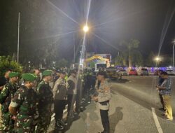 Patroli Gabungan Ciptakan Situasi Aman Dan Nyaman Pada Malam Hari.