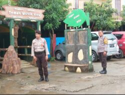 Samapta Polsek Galsel Patroli Tempat Wisata, Ini Pesannya