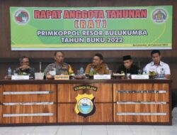 Pengurus Primkoppol Resor Bulukumba menggelar RAT Tahun Buku 2022