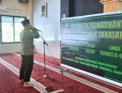 Polres Takalar Semarakkan Ramadhan 1444 H dengan Lomba Adzan, Ceramah dan Tadarus Al-Qur’an