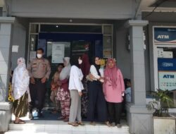 Patroli Obvit Polsek Polsel Sambangi Bank BRI Unit Canrego